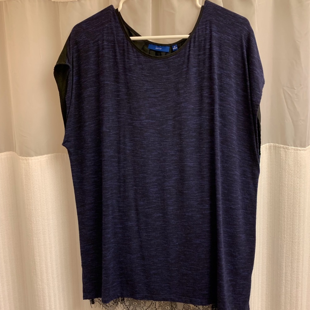Apt. 9 top blouse shirt tee t-shirt lace size XL. 3 for $20 sale 🍁